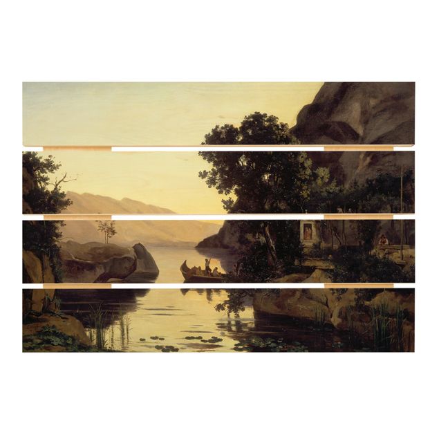 Wanddeko Esszimmer Jean-Baptiste Camille Corot - Landschaft bei Riva