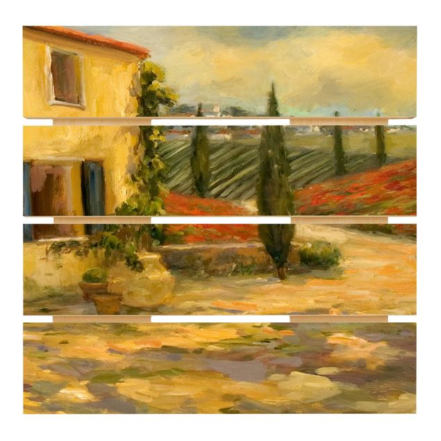 Wanddeko Esszimmer Italienische Landschaft - Toskana