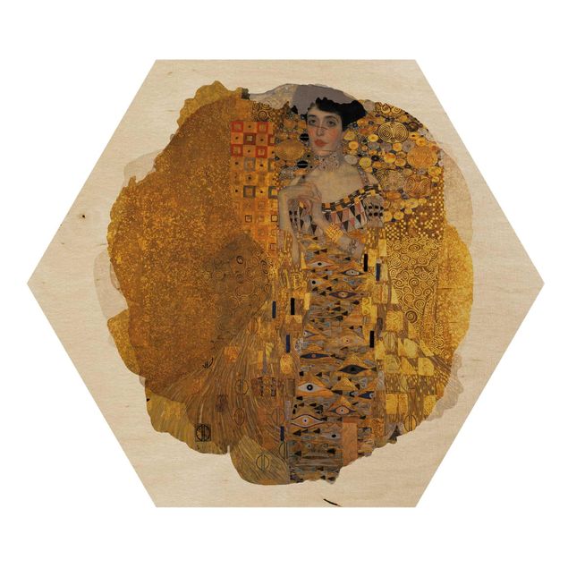 Wanddeko Esszimmer Wasserfarben - Gustav Klimt - Adele Bloch-Bauer I
