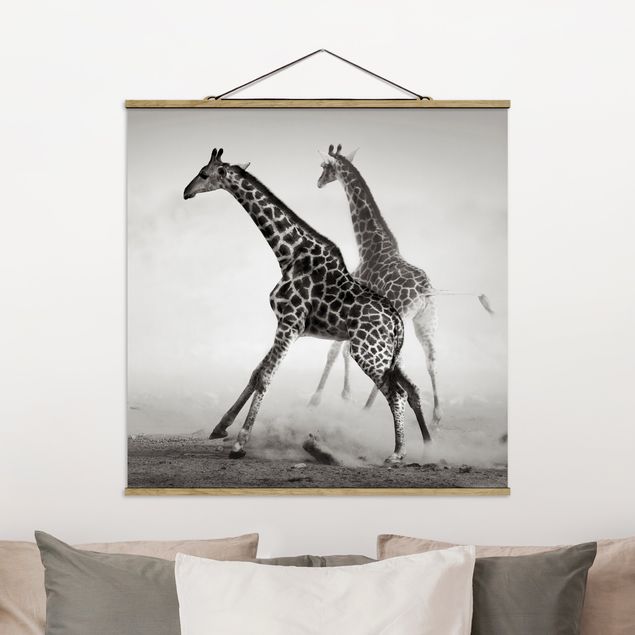 Deko Afrika Giraffenjagd