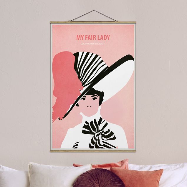Wanddeko Wohnzimmer Filmposter My fair Lady