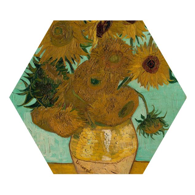 Wanddeko Flur Vincent van Gogh - Vase mit Sonnenblumen