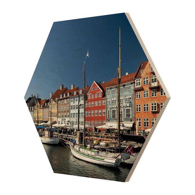 Wanddeko Büro Hafen in Kopenhagen