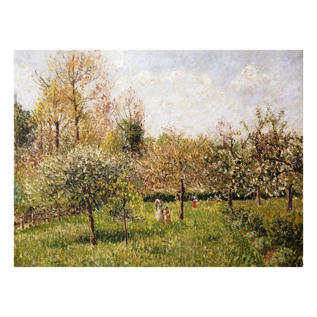 Pointillismus Bilder Camille Pissarro - Frühling in Eragny