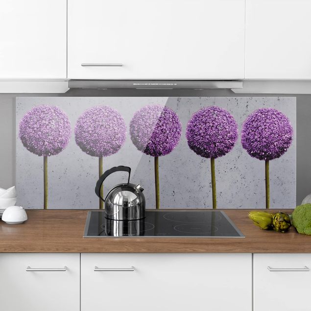 Küche Dekoration Allium Kugel-Blüten