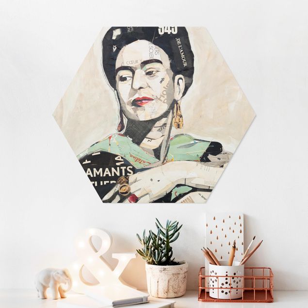 Wanddeko Schlafzimmer Frida Kahlo - Collage No.4