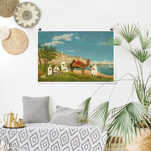 Wanddeko Schlafzimmer Henri Rousseau - Landschaft um Algier