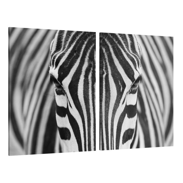 Wanddeko Esszimmer Zebra Look