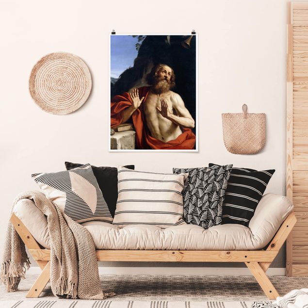 Wanddeko Flur Guercino - Der heilige Hieronymus
