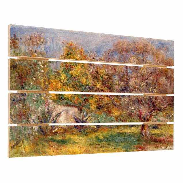 Wanddeko Esszimmer Auguste Renoir - Garten mit Olivenbäumen