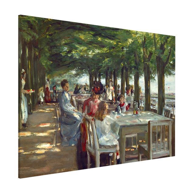 Impressionismus Bilder kaufen Max Liebermann - Terrasse des Restaurants Jacob