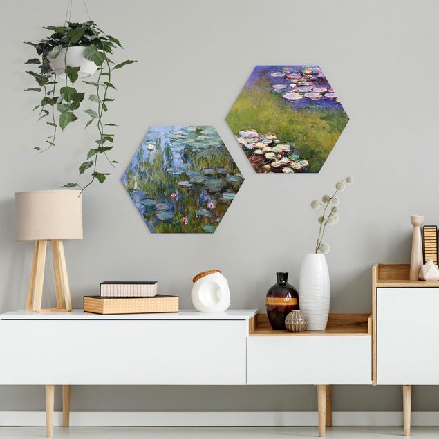 Bilder Impressionismus Claude Monet - Seerosen Set