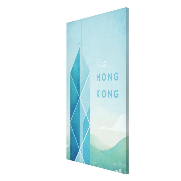 Wohndeko Architektur Reiseposter - Hong Kong