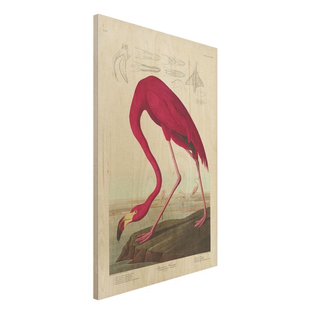 Wanddeko Schlafzimmer Vintage Lehrtafel Amerikanischer Flamingo