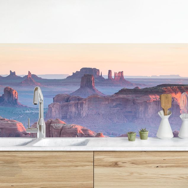 Küche Dekoration Sonnenaufgang in Arizona