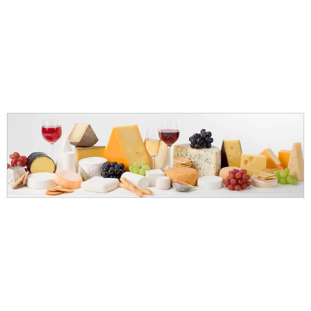 Küchenrückwand - Käse-Variationen