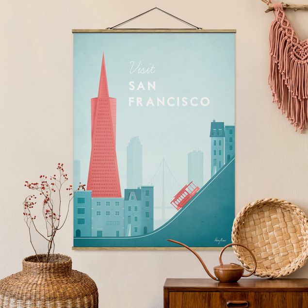 Deko Architektur Reiseposter - San Francisco