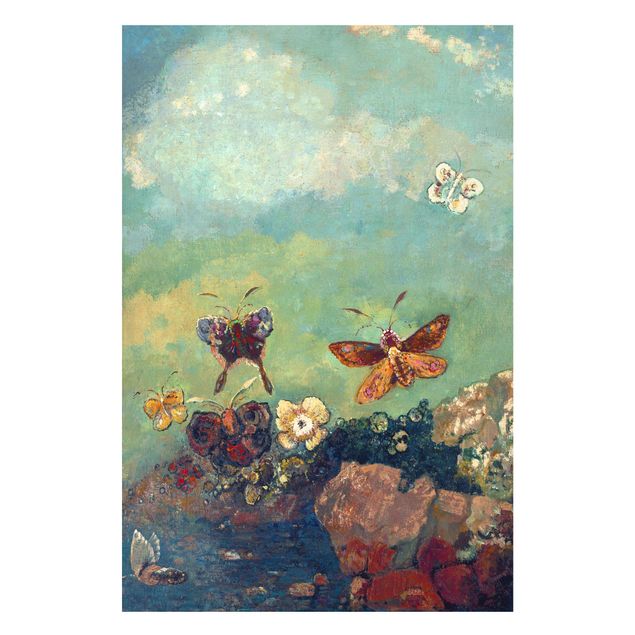 Wanddeko blau Odilon Redon - Schmetterlinge