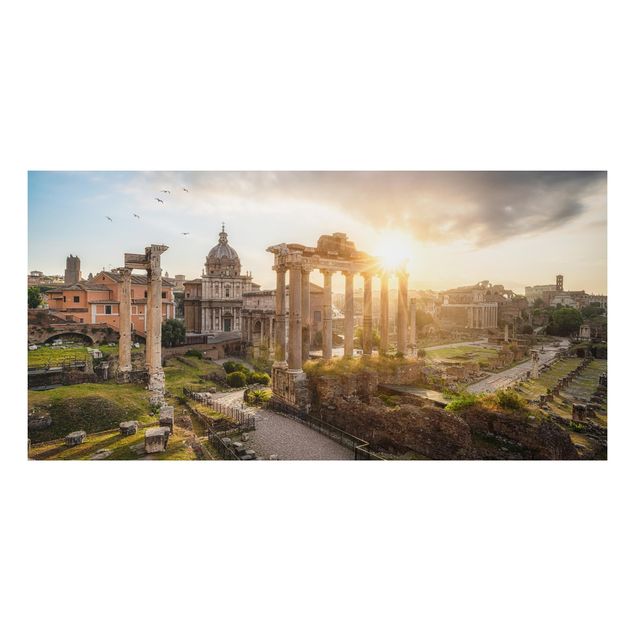Wandbilder Italien Forum Romanum bei Sonnenaufgang