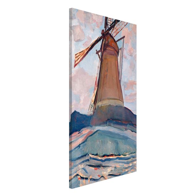 Wanddeko blau Piet Mondrian - Windmühle