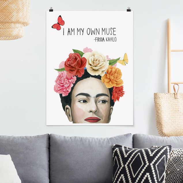 Wanddeko bunt Fridas Gedanken - Muse