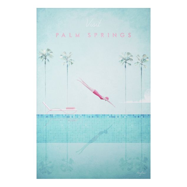 Wanddeko Flur Reiseposter - Palm Springs