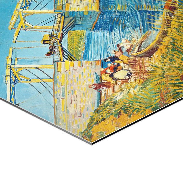 Wanddeko Büro Vincent van Gogh - Zugbrücke in Arles