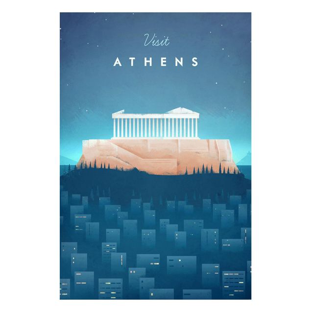 Wanddeko Architektur Reiseposter - Athen