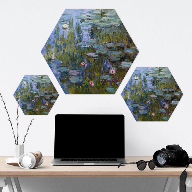 Wanddeko über Bett Claude Monet - Seerosen (Nympheas)