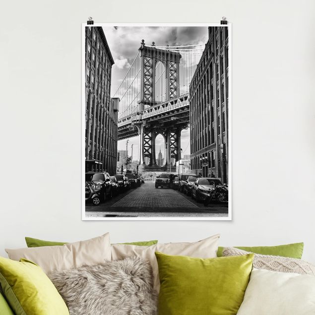 Wohndeko Architektur Manhattan Bridge in America