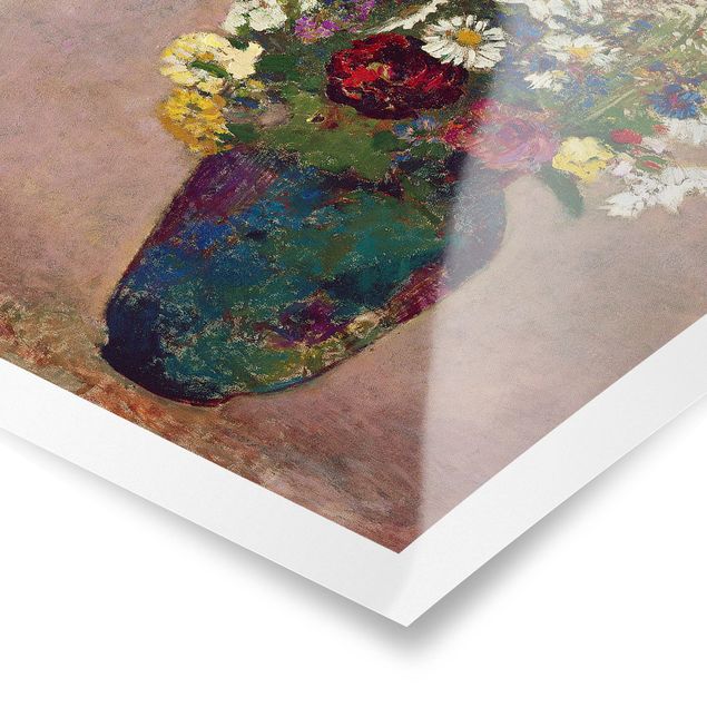 Wanddeko Büro Odilon Redon - Blumenvase mit Mohn