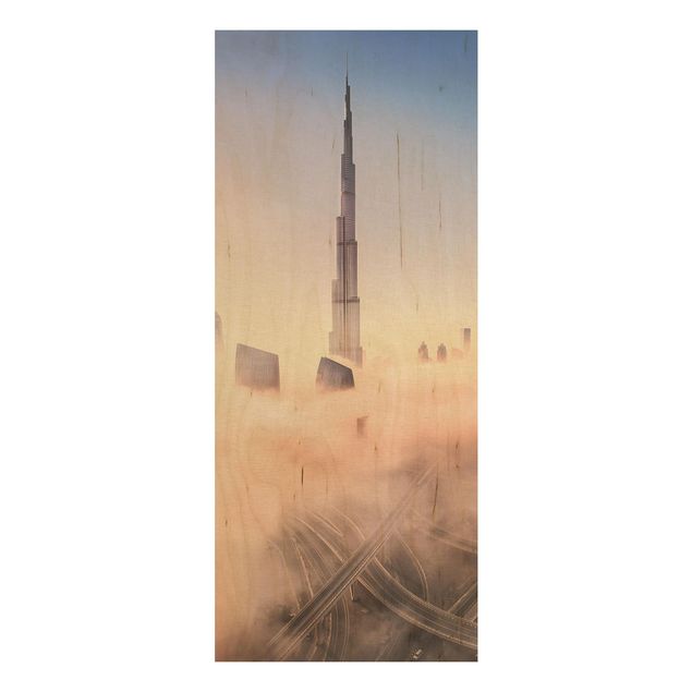 Wanddeko Schlafzimmer Himmlische Skyline von Dubai