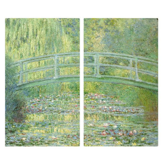 Wohndeko Kunst Claude Monet - Japanische Brücke