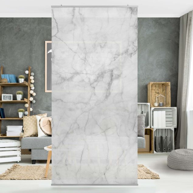 Wanddeko Schlafzimmer Bianco Carrara