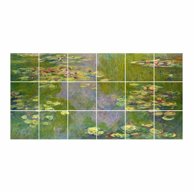 Wanddeko Pflanzen Claude Monet - Grüne Seerosen