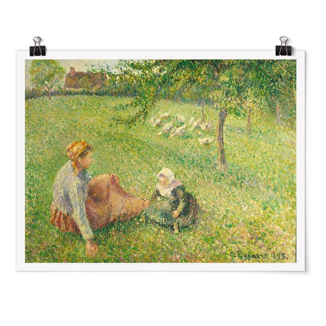 Wanddeko Flur Camille Pissarro - Gänsehirtin