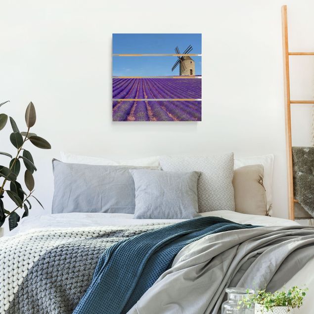 Wanddeko Esszimmer Lavendelduft in der Provence