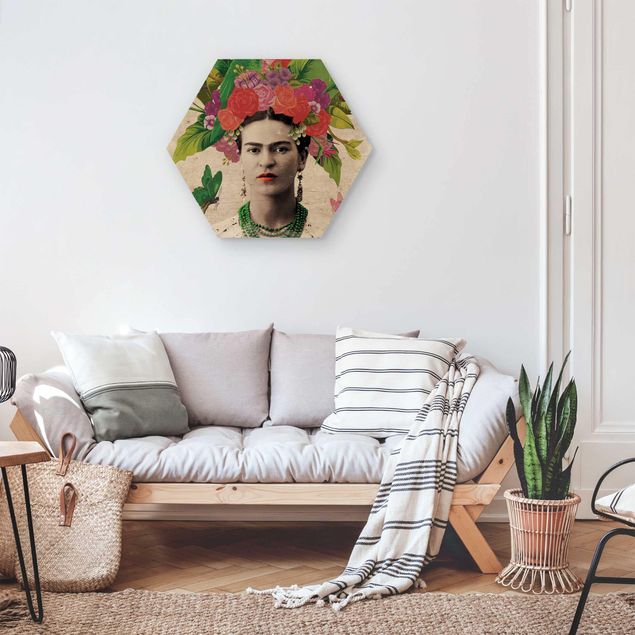 Wohndeko Blume Frida Kahlo - Blumenportrait