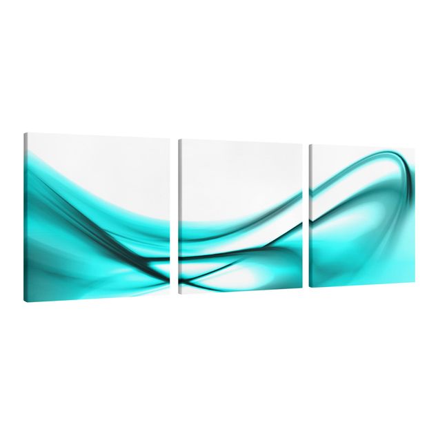 Wanddeko Esszimmer Turquoise Design