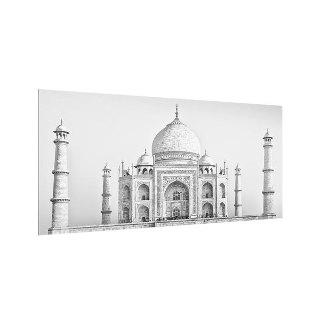 Wanddeko grau Taj Mahal in Grau
