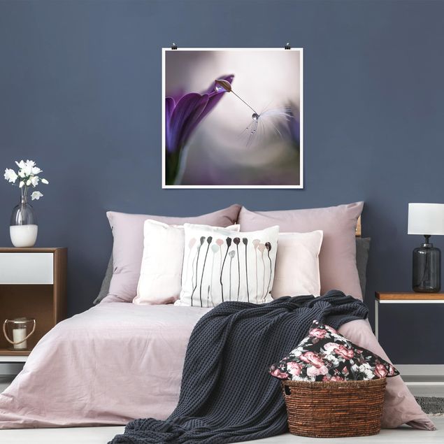 Wanddeko Schlafzimmer Purple Rain