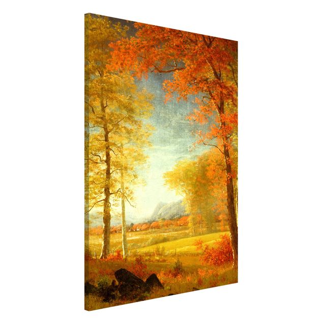 Wanddeko Flur Albert Bierstadt - Herbst in Oneida County, New York