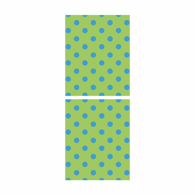 selbstklebende Folie Muster No.DS92 Punktdesign Girly Grün