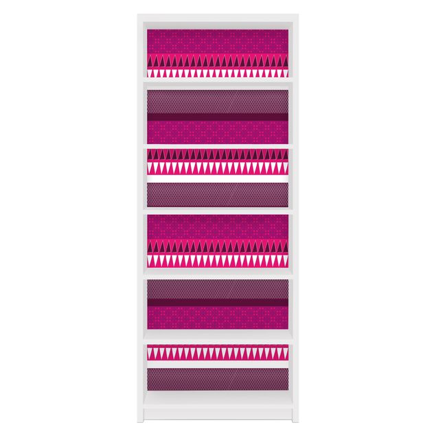 Wanddeko Esszimmer Pink Ethnomix