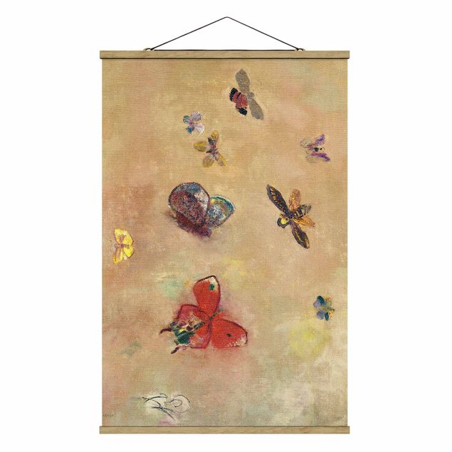 Wanddeko Flur Odilon Redon - Bunte Schmetterlinge