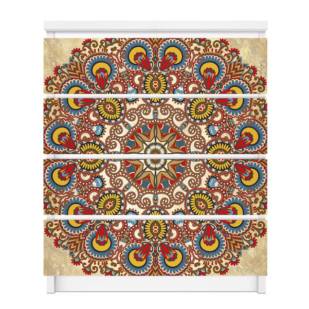 Wanddeko Esszimmer Farbiges Mandala