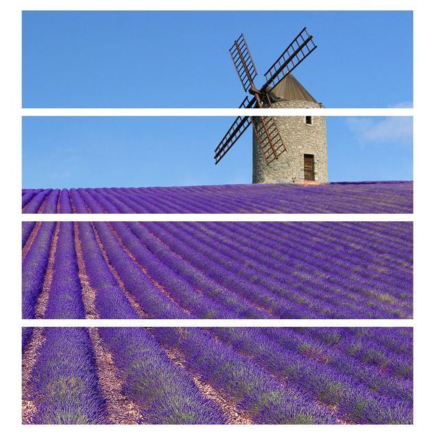 Wanddeko violett Lavendelduft in der Provence