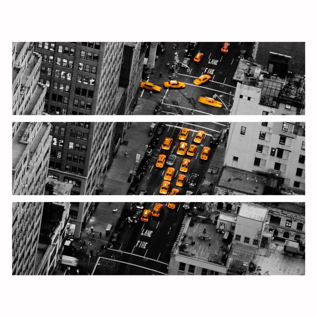 Wanddeko Praxis Taxilichter Manhattan