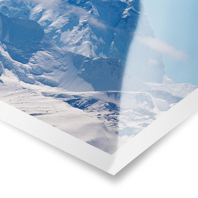 Wanddeko Treppenhaus Mount Everest
