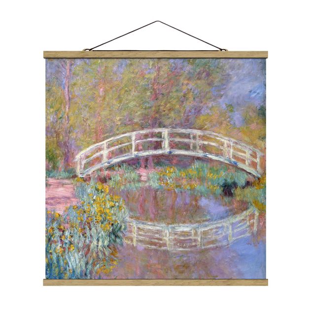 Wohndeko Botanik Claude Monet - Brücke Monets Garten